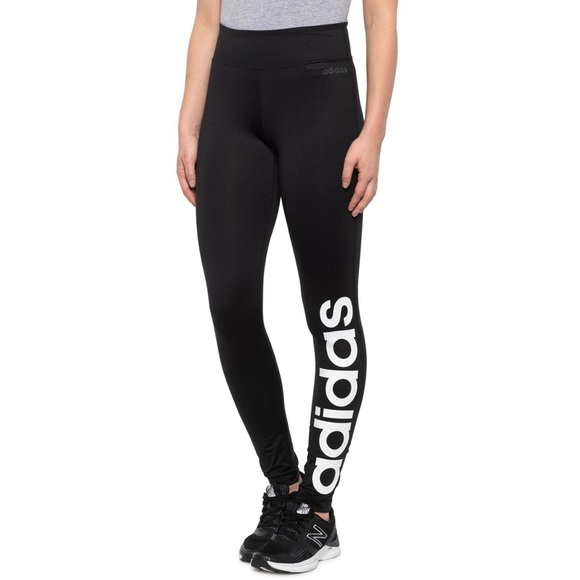 NICE BLACK *ADIDAS* CLIMALITE LEGGING TIGHTS! - Picture 1 of 6